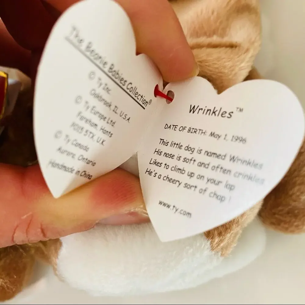 Vintage TY Original 1990s y2k Beanie Babies Stuffed Animal Toy Bundle Collection